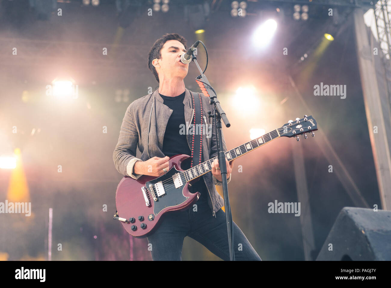 July 20, 2018 - Lead singer of the Stereophonics, Kelly Jones ...