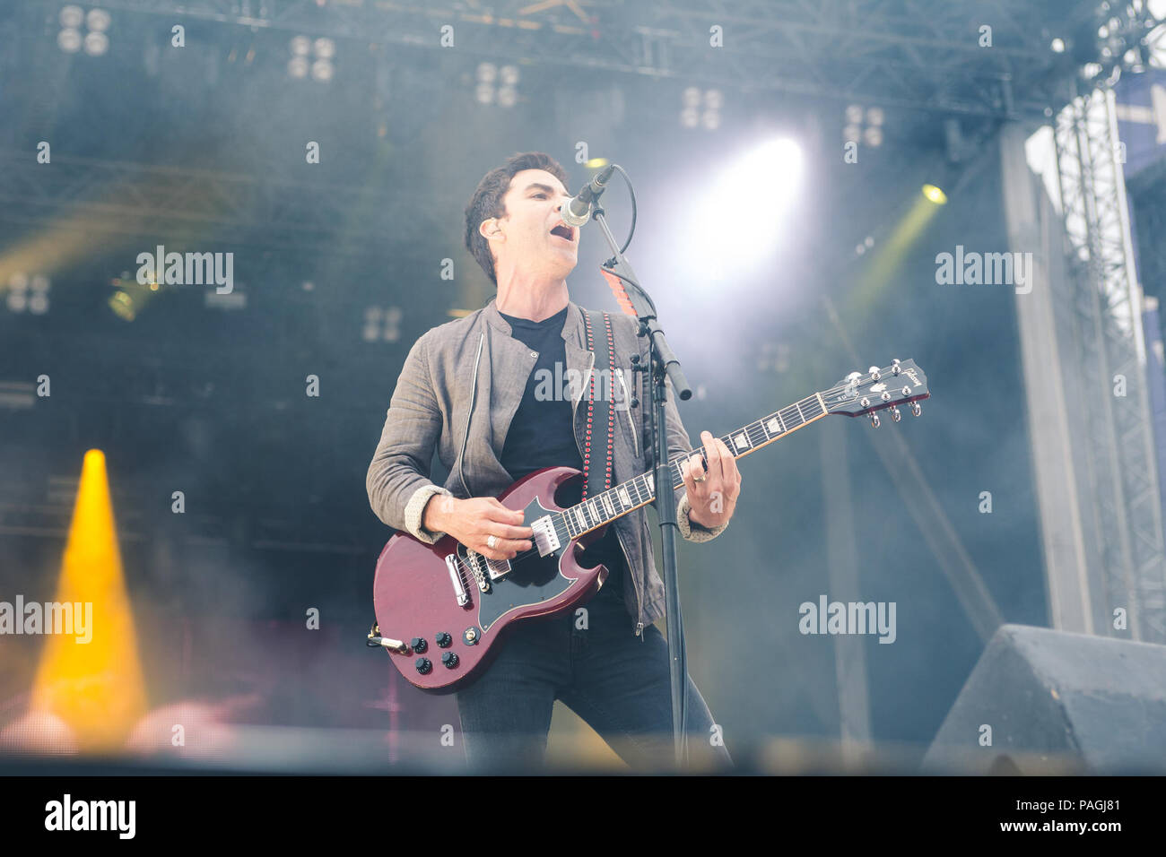 July 20, 2018 - Lead singer of the Stereophonics, Kelly Jones ...
