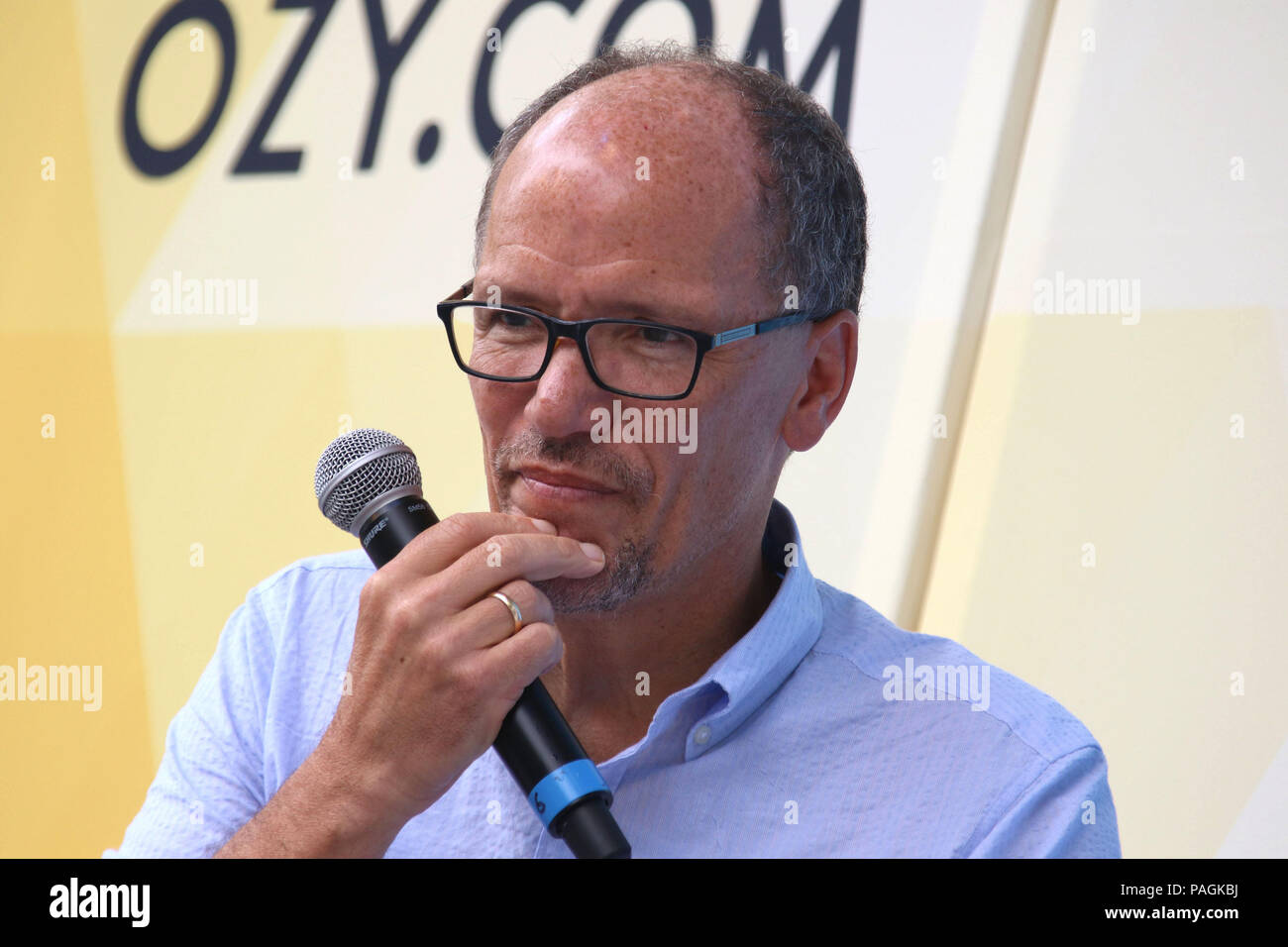 New York City, New York, USA. 21st July, 2018. Chairman of Democratic National Committee TOM PEREZ attends Ozy Fest 2018 held at Central Park. Credit: Nancy Kaszerman/ZUMA Wire/Alamy Live News Stock Photo