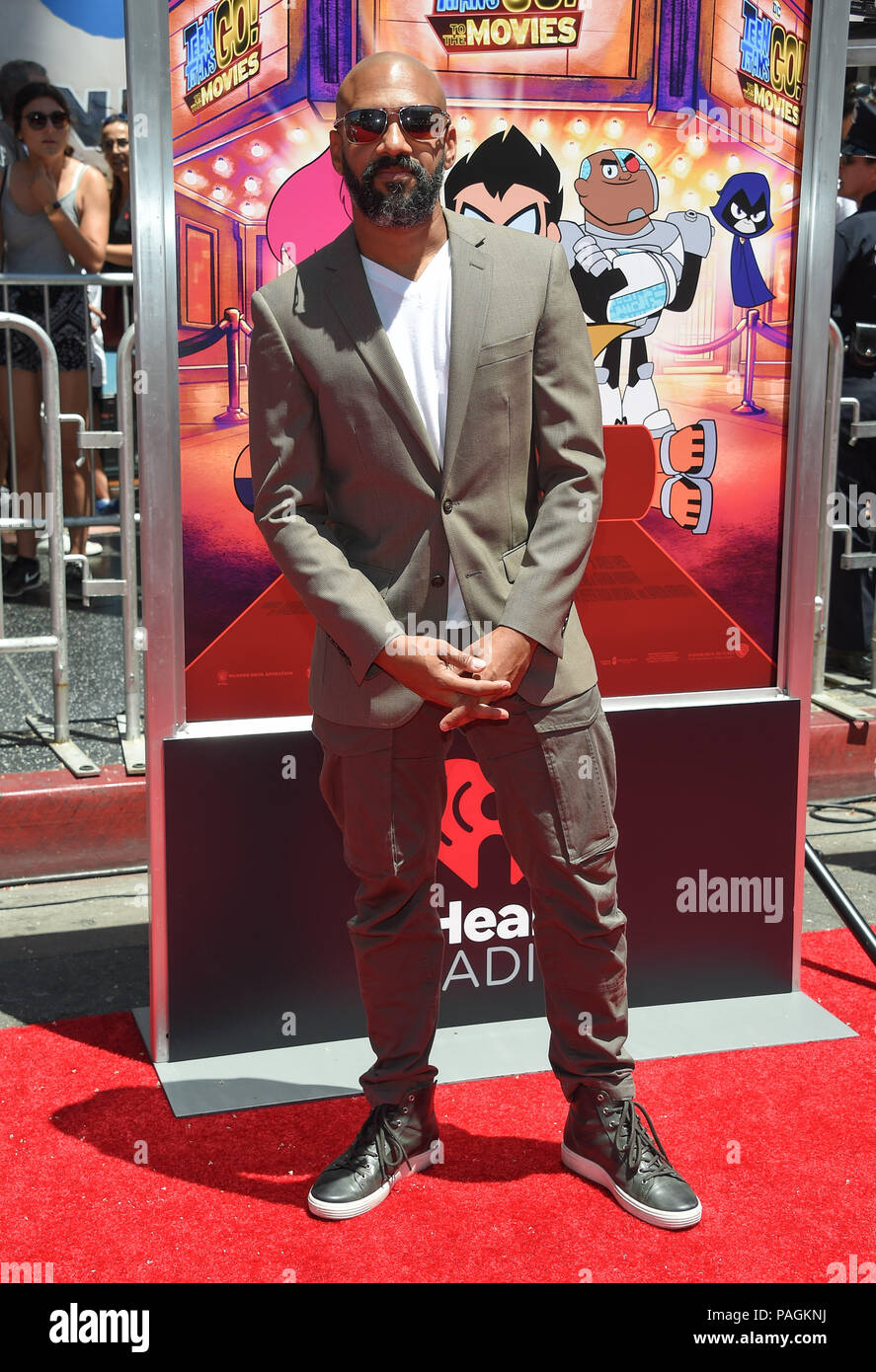 Hollywood, California, USA. 22nd July, 2018. Khary Payton arrives for