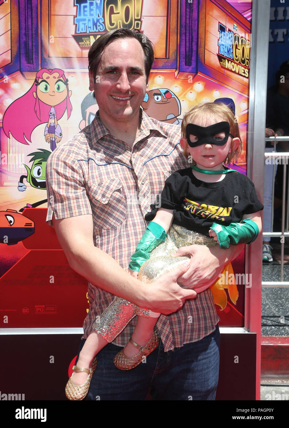 Hollywood Ca 22nd July 2018 Michael Jelenic Juliette Jelenic At Hollywood Ca 22nd July 2018 Michael Jelenic Juliette Jelenic At The Los Angeles Premiere Of Warner Bros Animations Teen Titans Go! To The Movies At The Tcl Chinese Theatre In Hollywood California On July 22 2018 Credit Faye Sadoumedia Punchalamy Live News PAGP0Y 