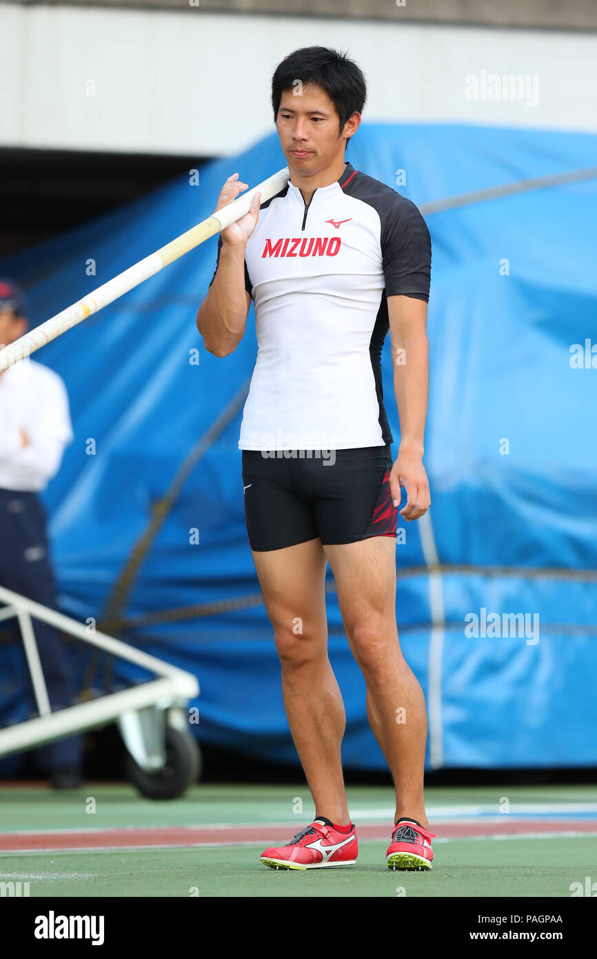 Kanagawa, Japan. 21st July, 2018. Hiroki Ogita Athletics Kanagawa, Japan. 21st July, 2018. Hiroki Ogita Athletics