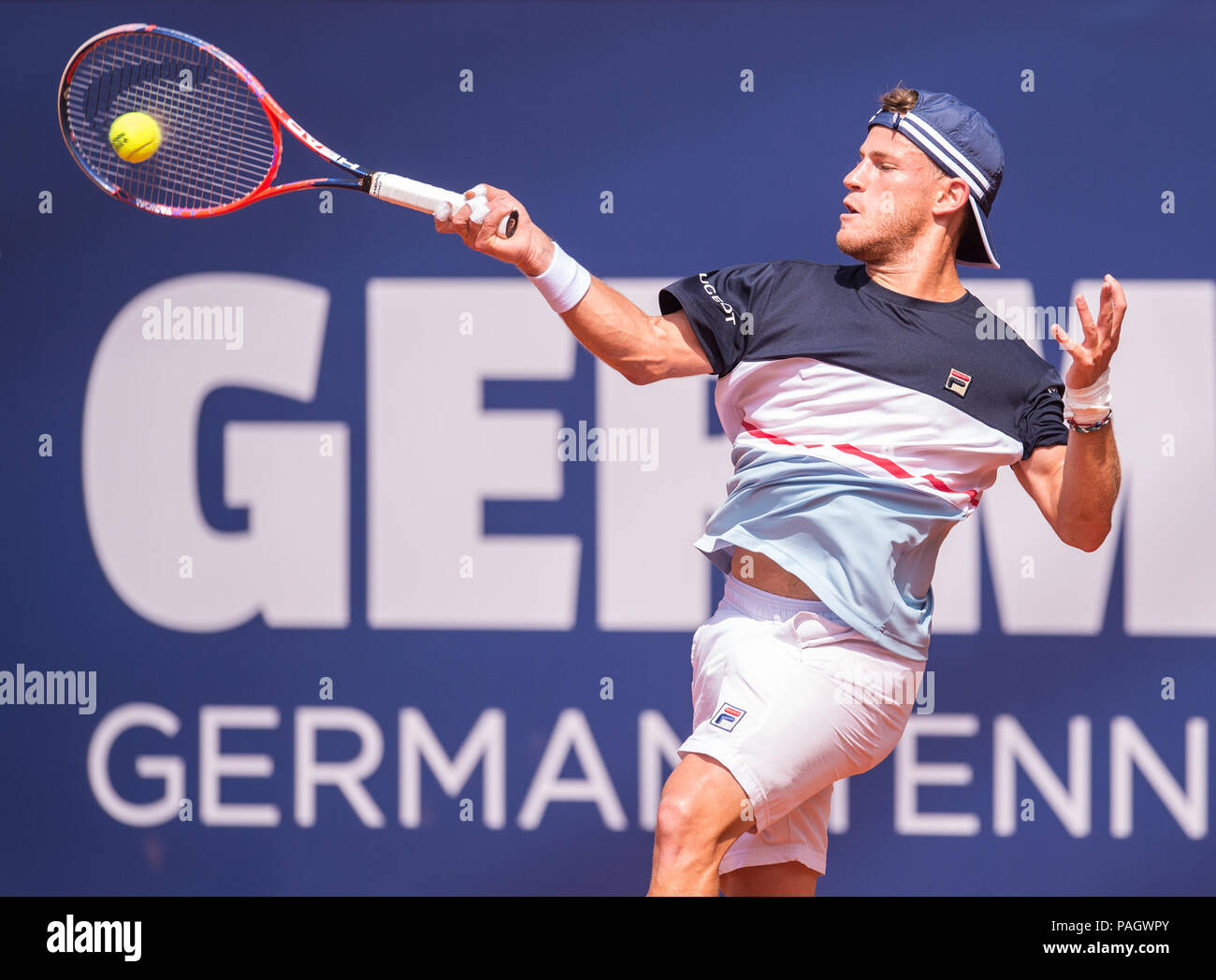 Hamburg, Germany. 23rd July, 2018. Tennis ATP-Tour German Open, men's  singles at the Rothenbaum Tennis