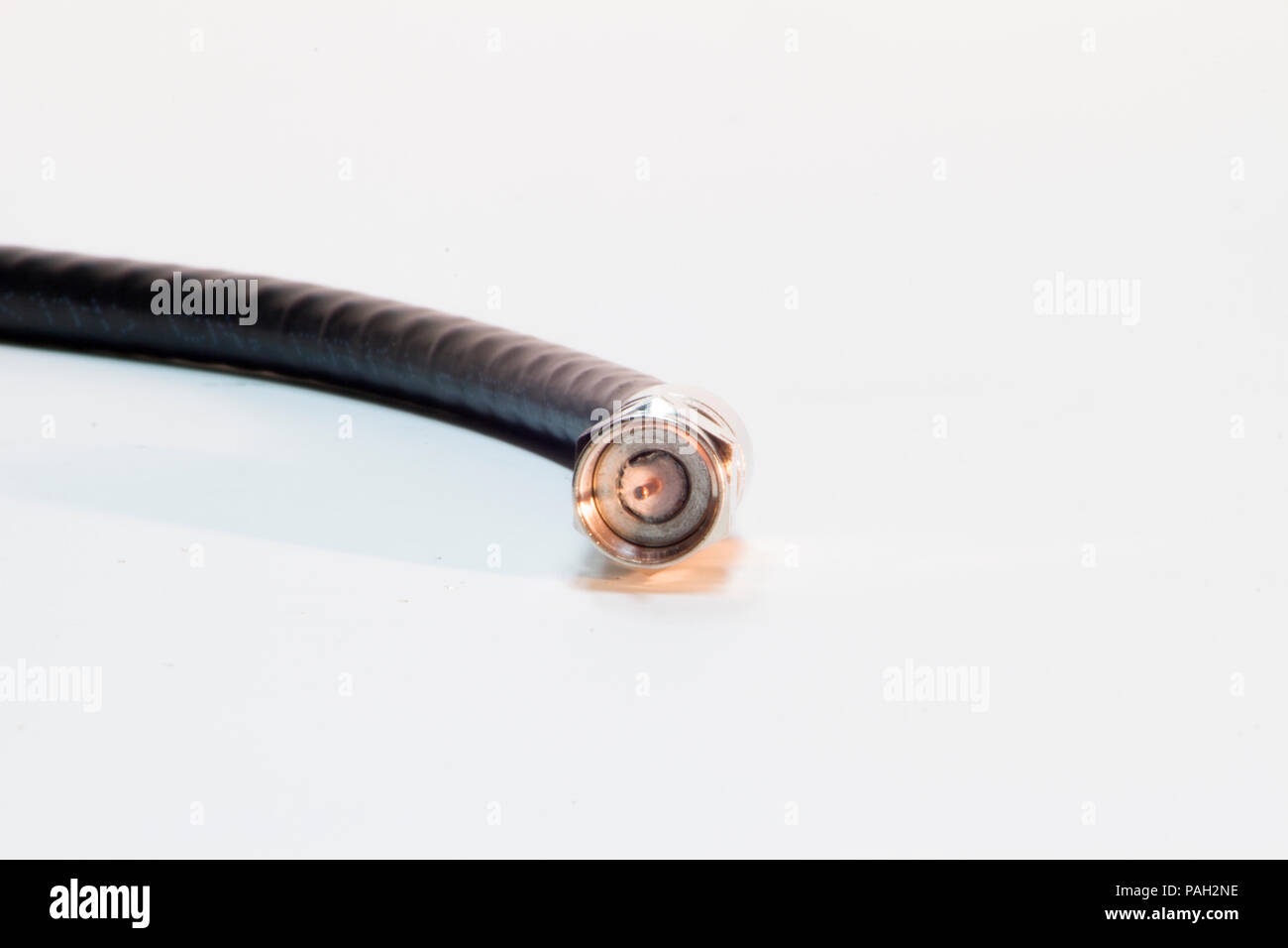 Coax Cable Powering High Speed TV And VOIP Stock Photo Alamy