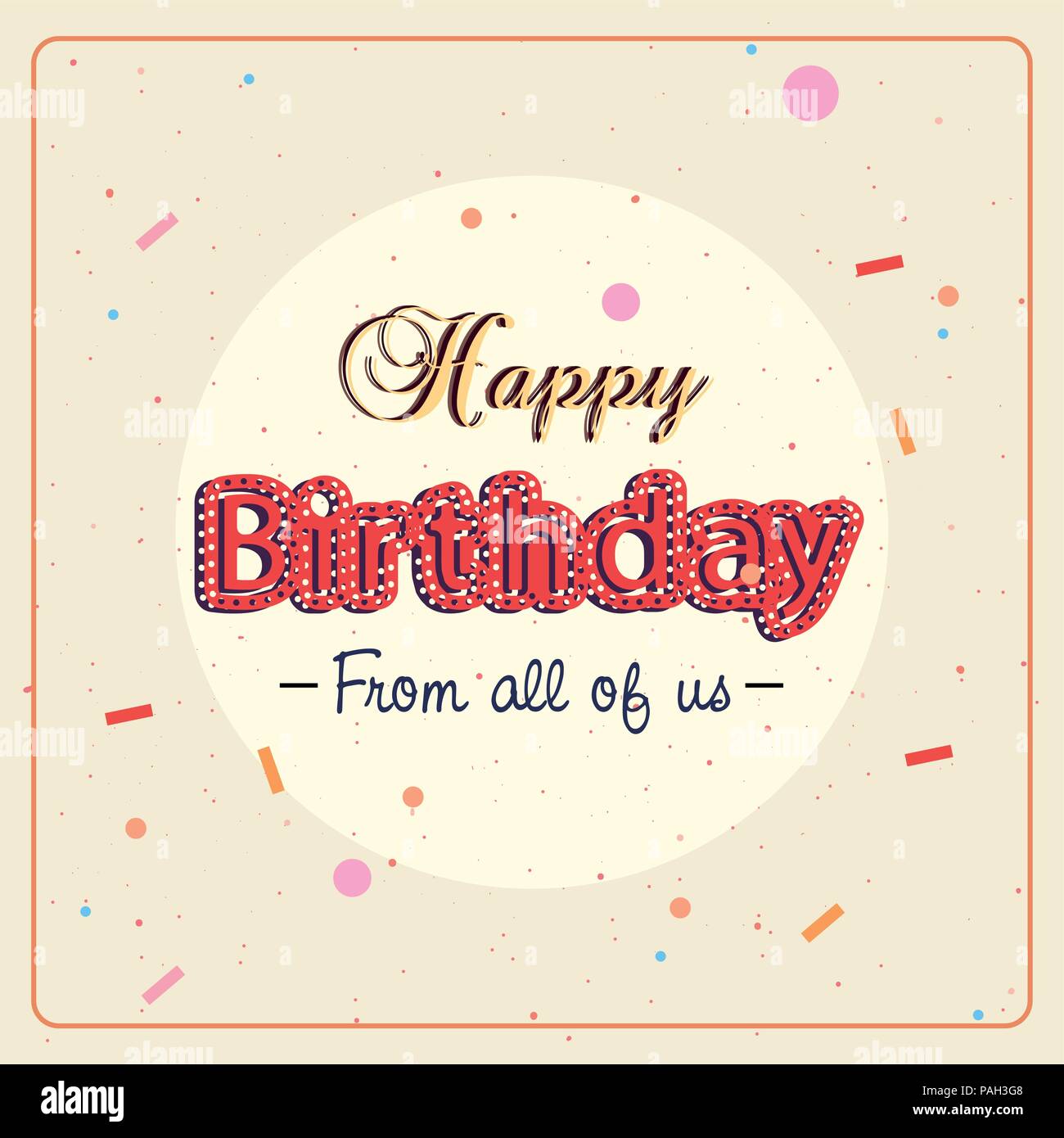 Happy Birthday Creative Card