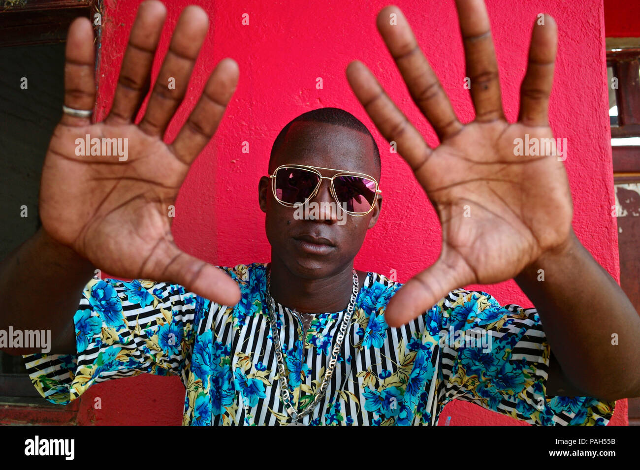 Musician and singer Jose Keymer, member of Colombian music