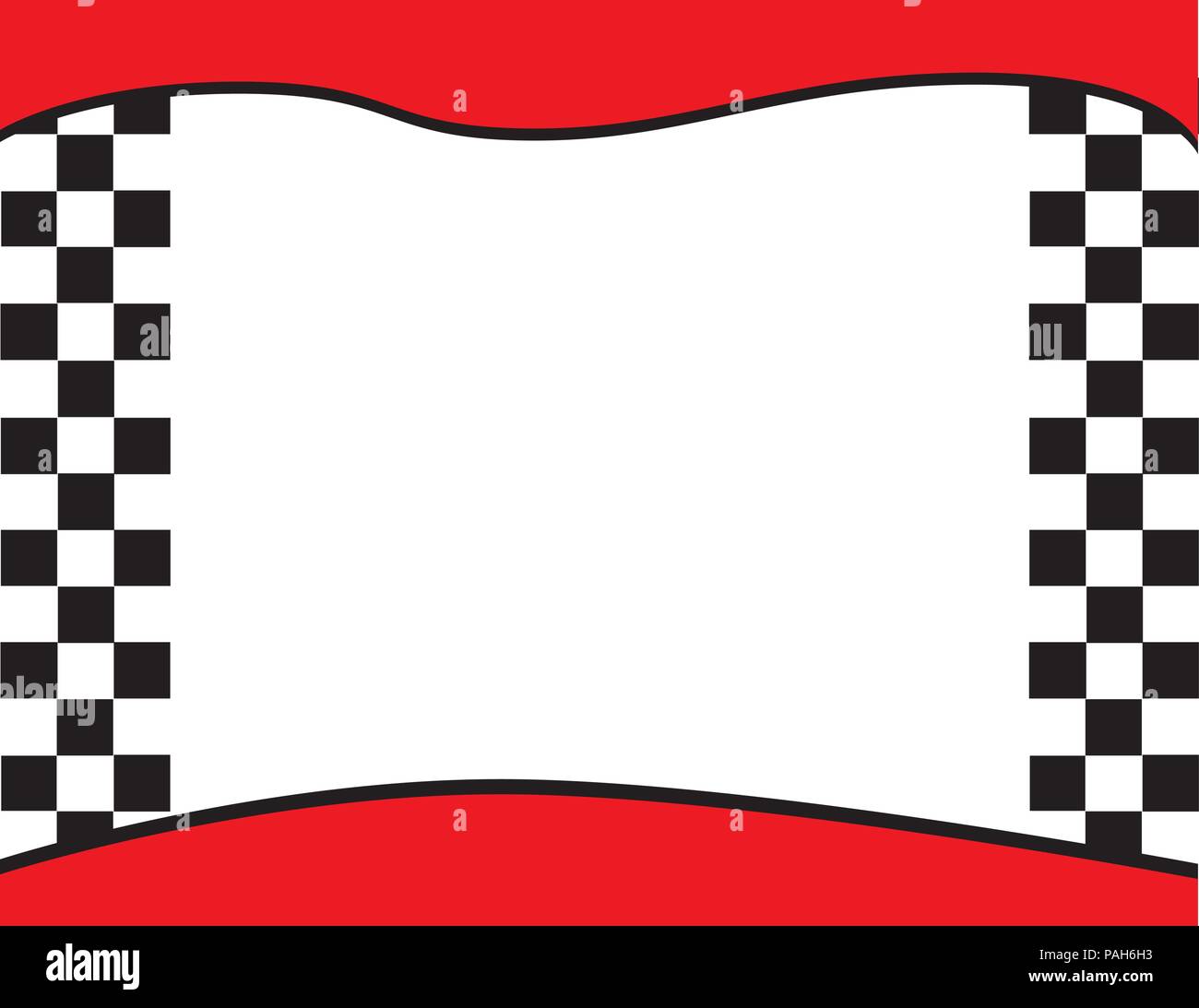 checkered-flag-race-day-invitation-poster-template-stock-vector-image