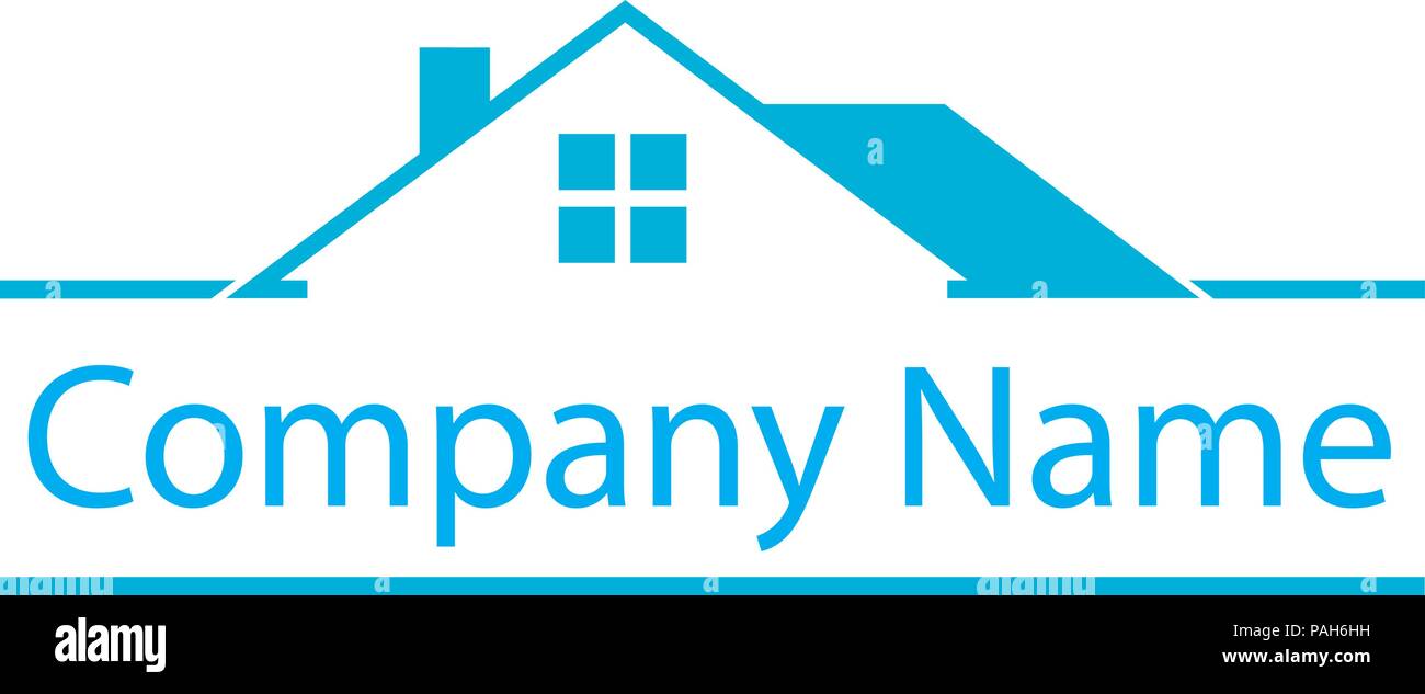 Real Estate House Logo Stock Vector Image & Art - Alamy