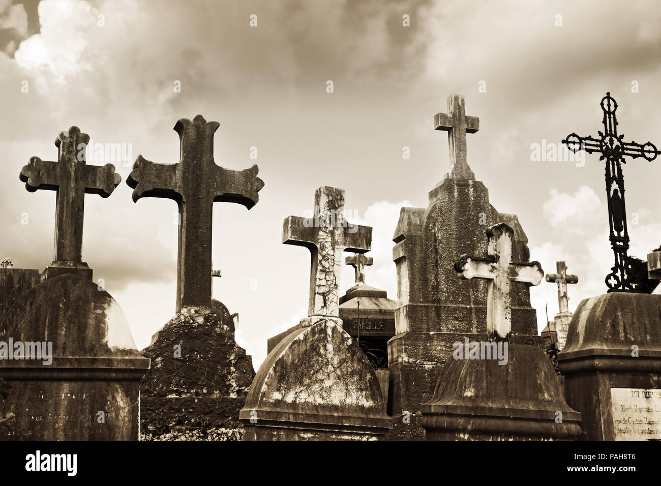 St. Paul de Vence cemetery, France Stock Photo Alamy