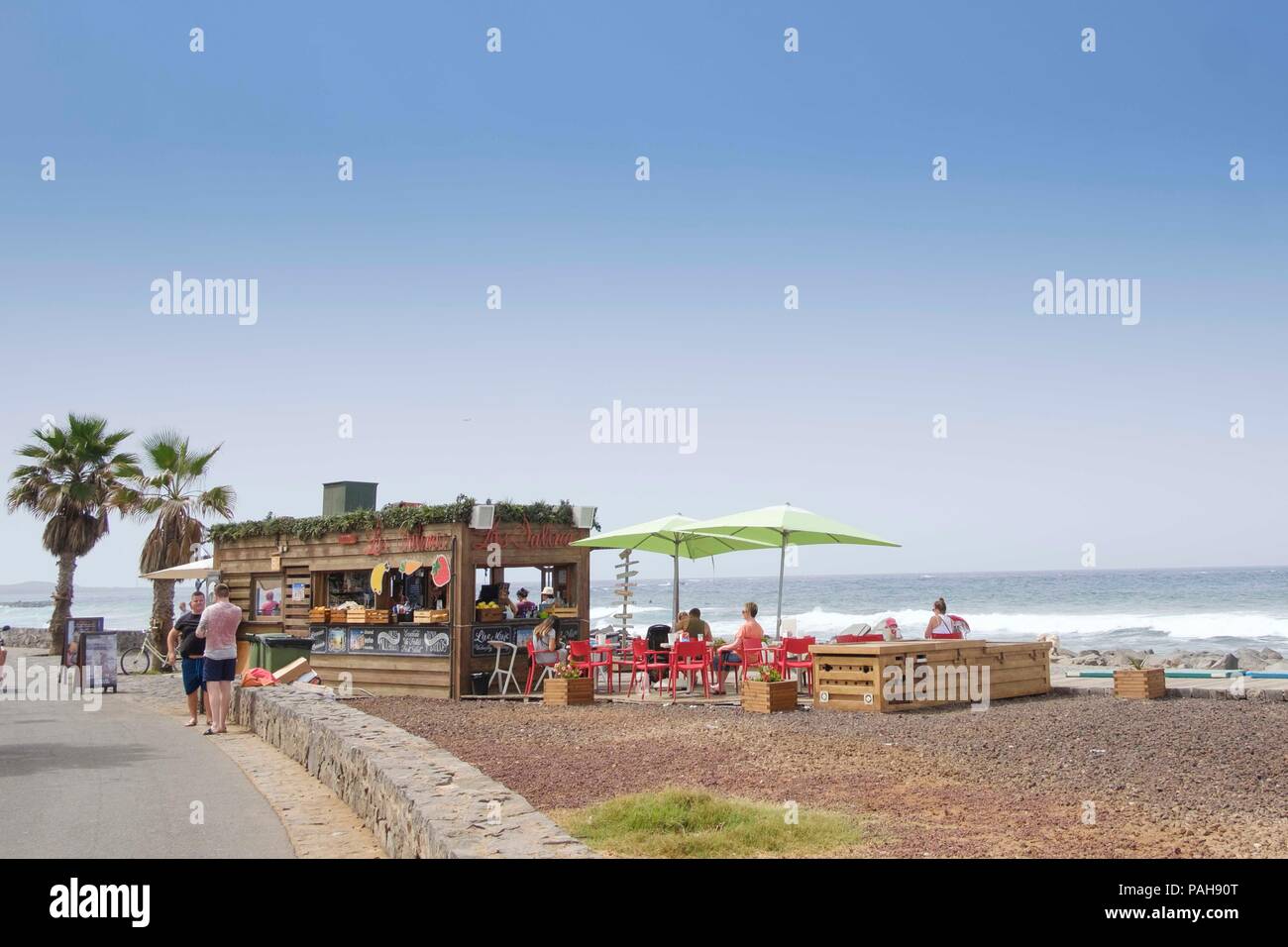 Teneriffe Beach Bar Stock Photo