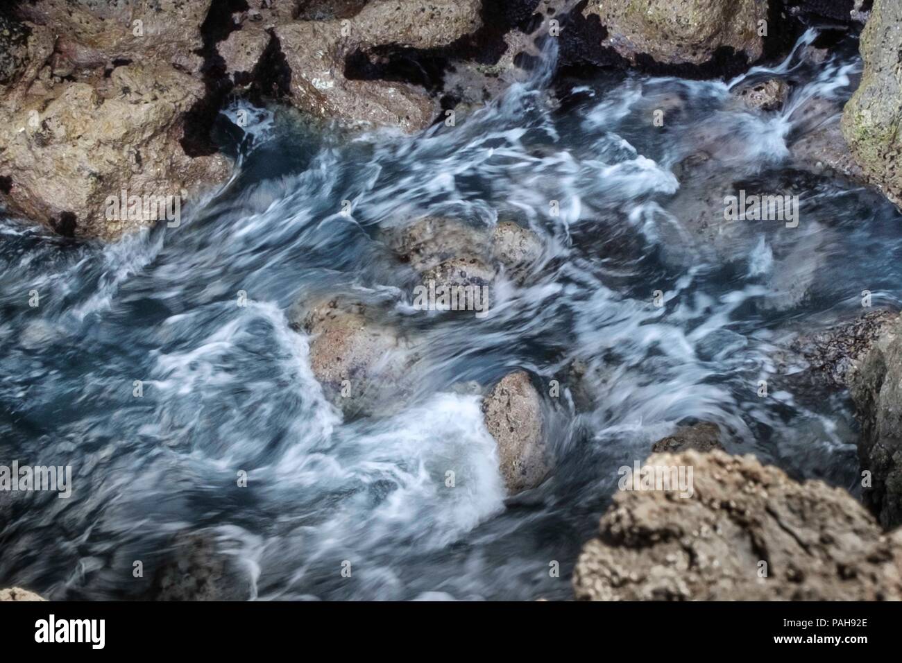 Teneriffe rock formations Stock Photo