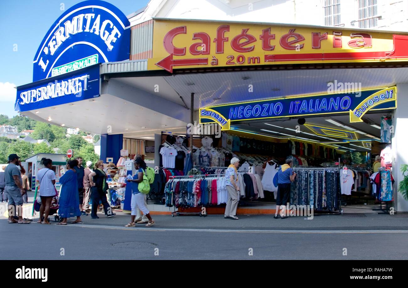 a souvenir shop in Lourdes, Hautes Pyrenees, France Stock Photo Alamy
