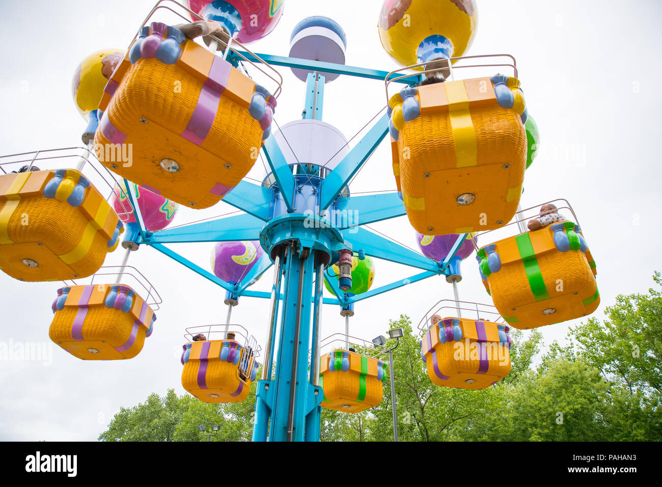 Langhorne, PA July 21, 2018: Sesame Place is a children's theme park, located on the outskirts of Philadelphia, Stock Photo