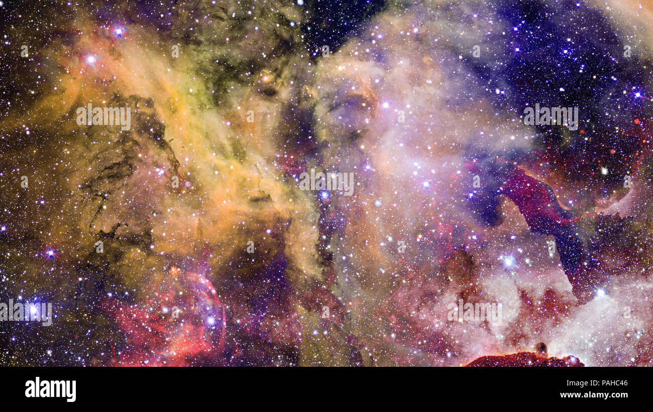 Universe filled with stars, nebula and galaxy. Elements of this image ...