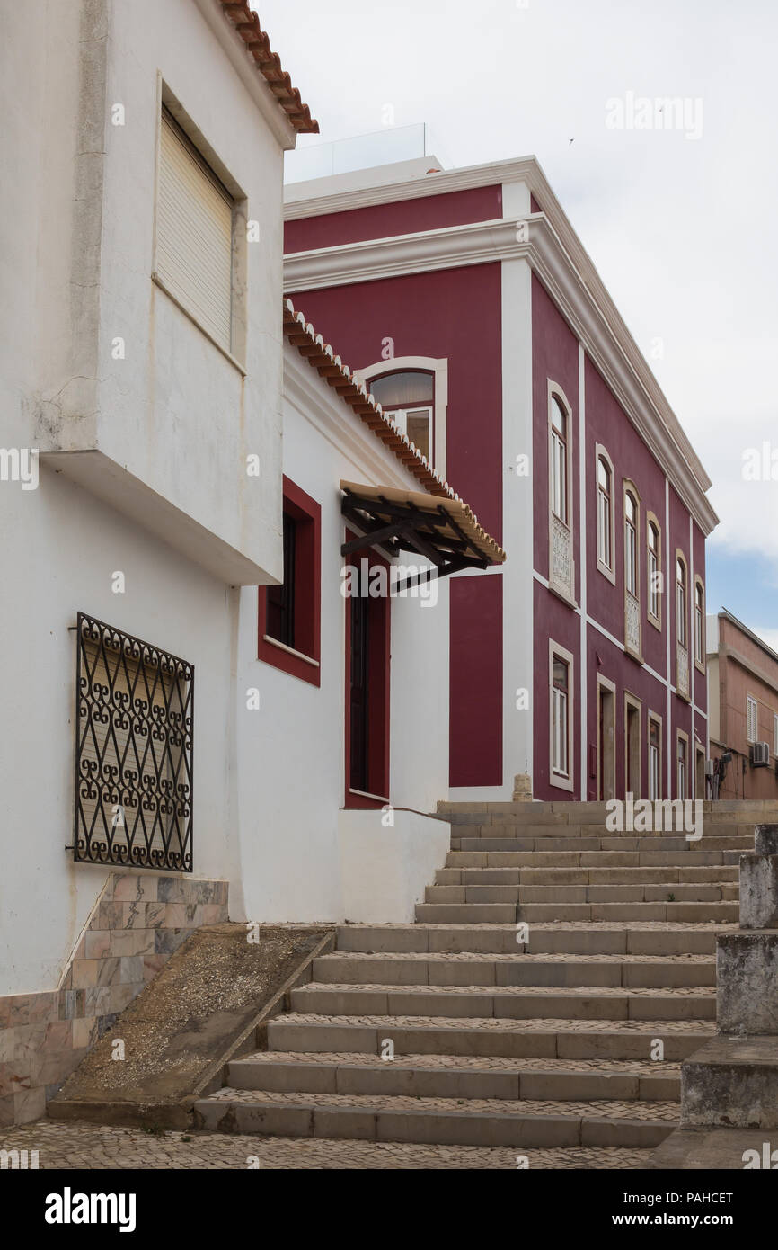 Wooden Stairs in Fábrica e Armazem das Carmelitas, Porto, Portugal, Europe  Stock Photo - Alamy