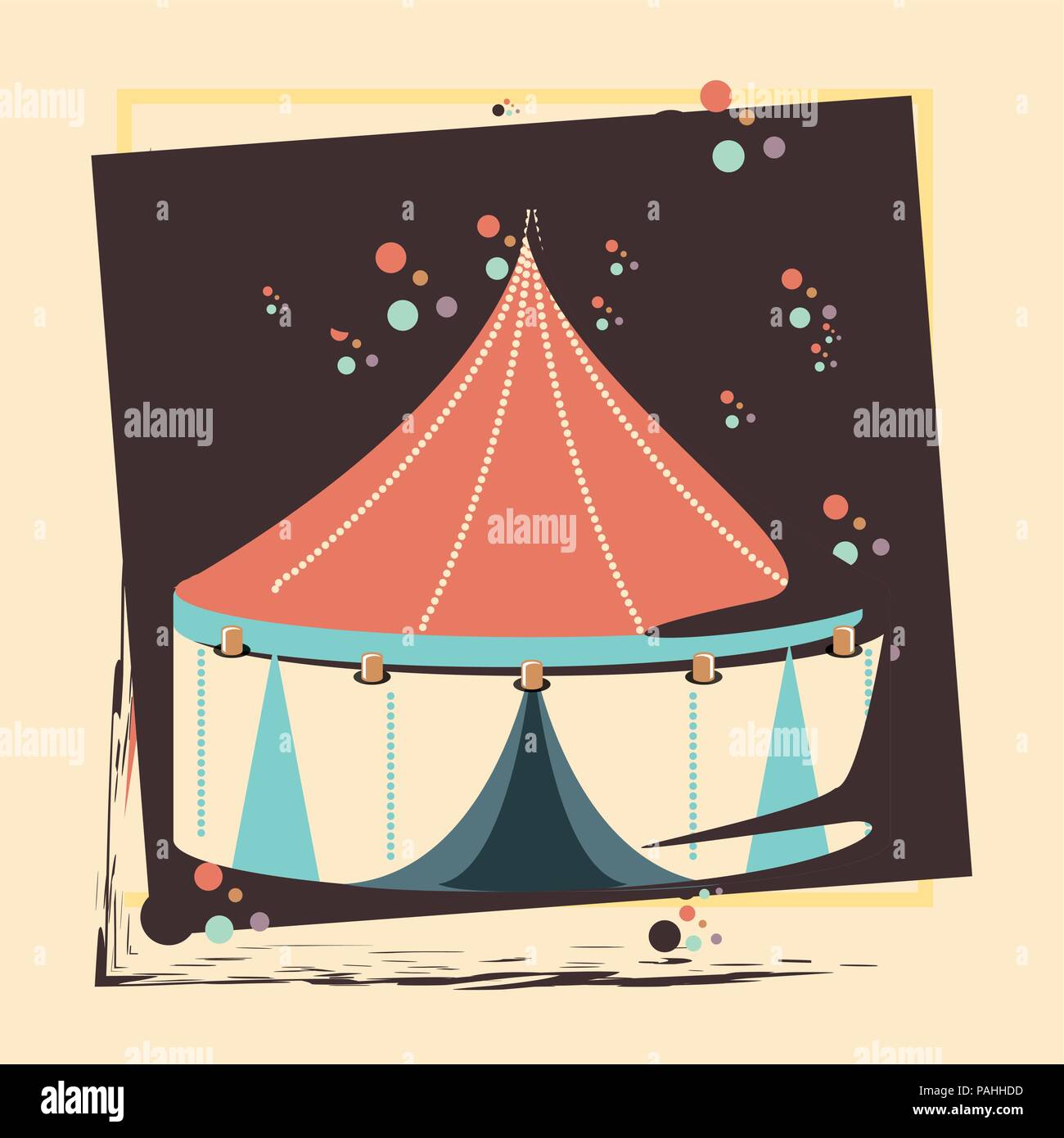 carnival circus tent icon vector illustration design Stock Vector Image ...