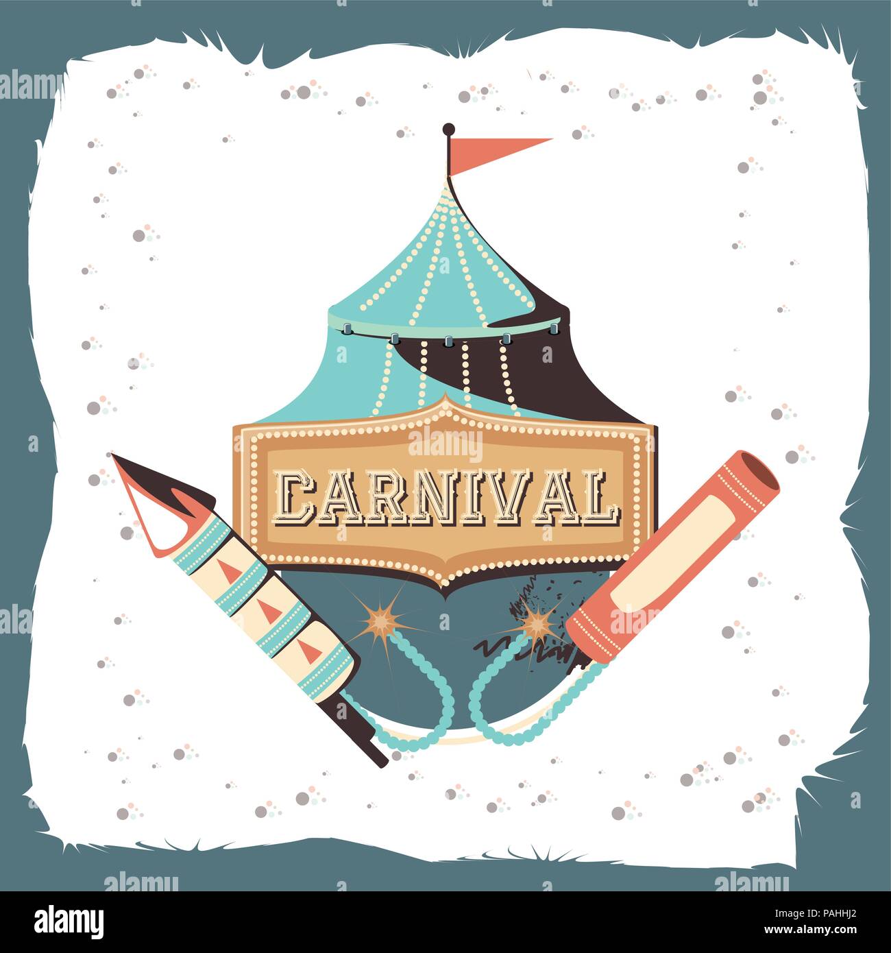 carnival circus tent icon vector illustration design Stock Vector Image ...
