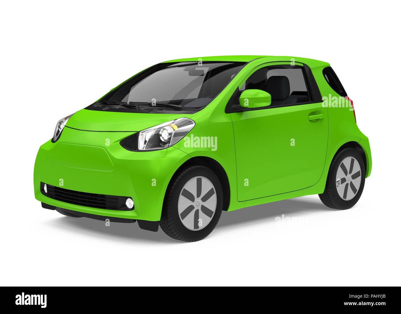 Electric Car Vehicle Isolated Stock Photo
