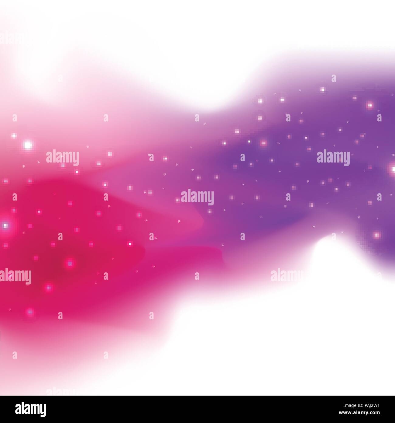 Abstract Realistic Pink And Purple Powder Paint With Shine Glitter