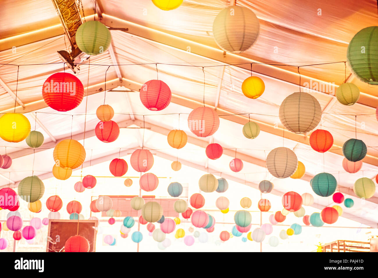 paper lantern ceiling decorations