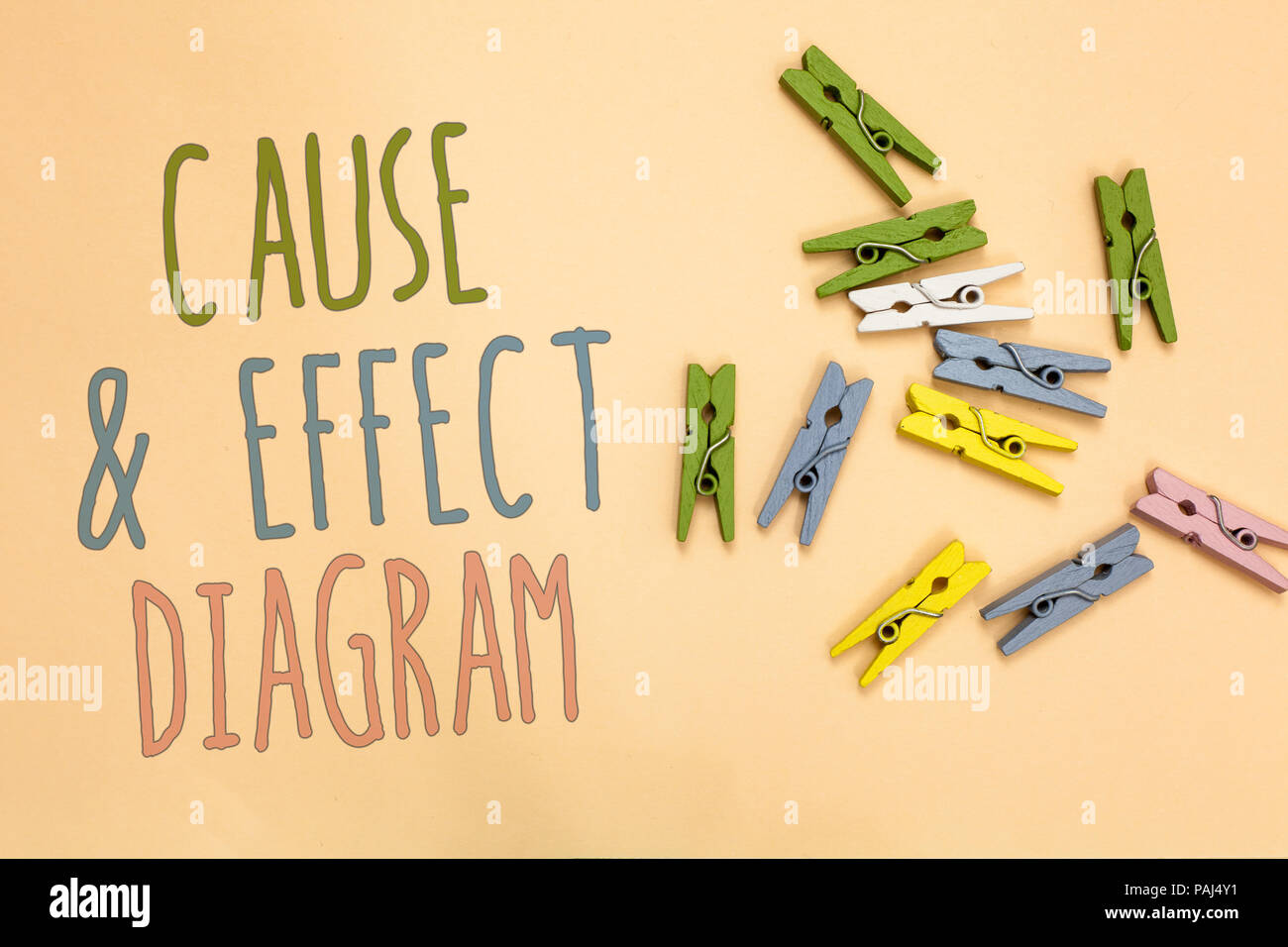 Text sign showing Cause and Effect Diagram. Conceptual photo ...