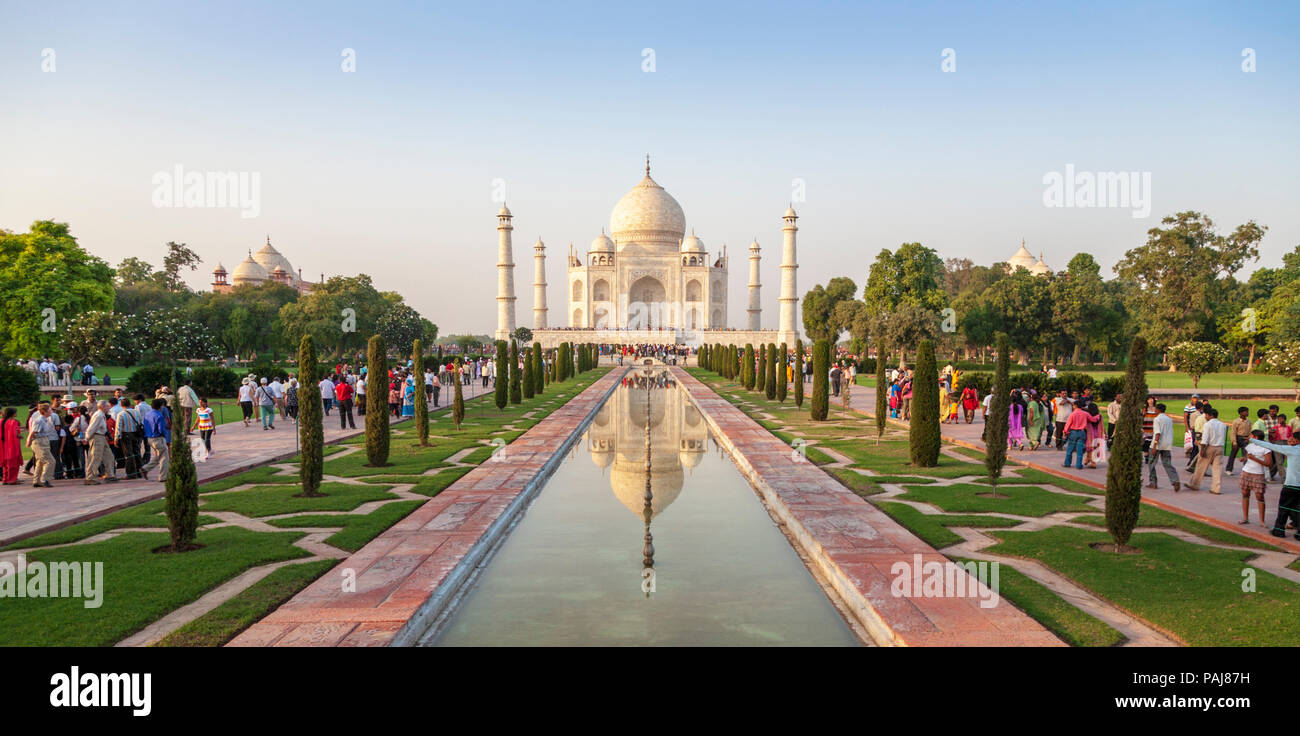 The Taj Mahal on a Moslem Friday, Agra, India Stock Photo