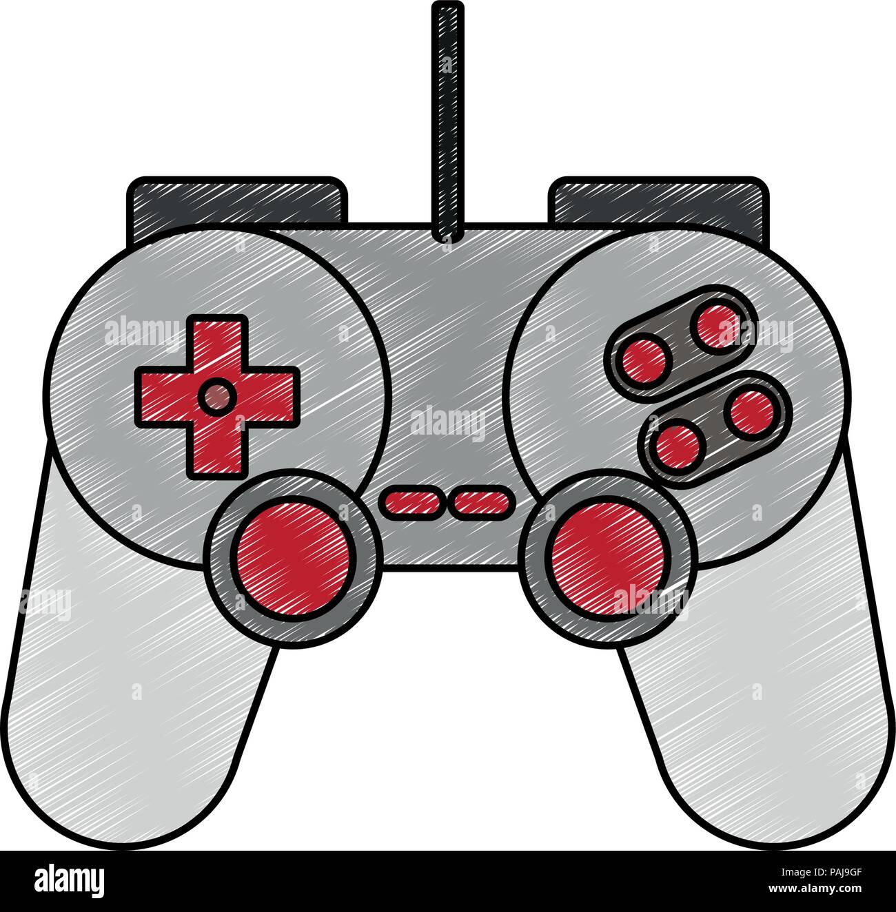 Modern console gamepad vector illustration graphic design Stock Vector ...