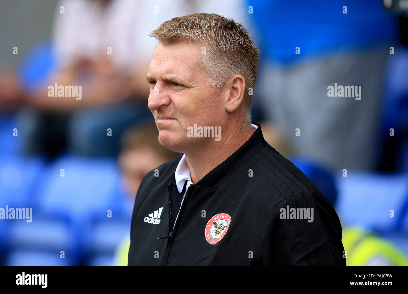 Brentford manager Dean Smith Stock Photo