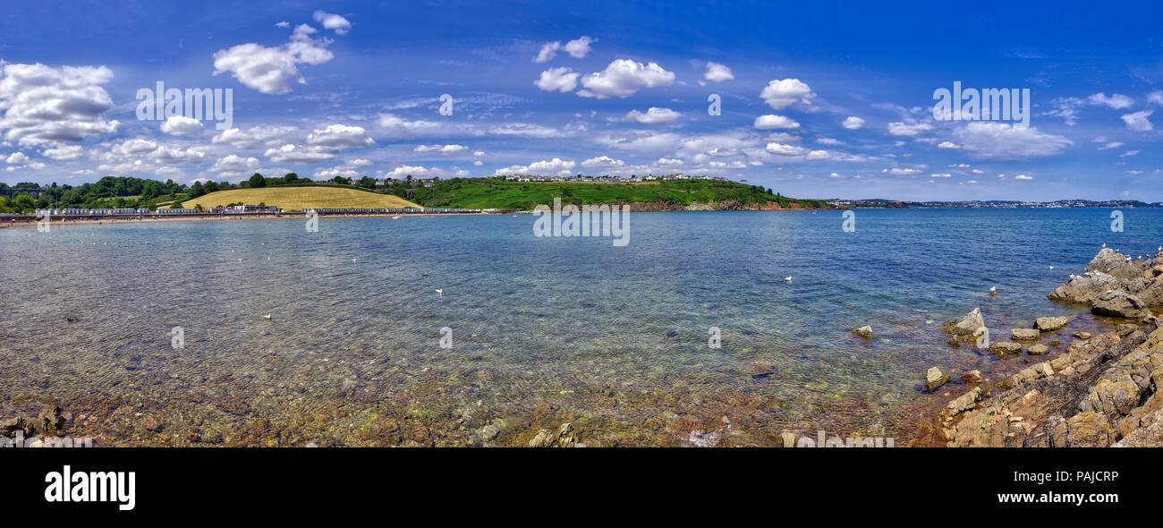 GB - DEVON: Broad Sands near Paignton (HDR Image) Stock Photo