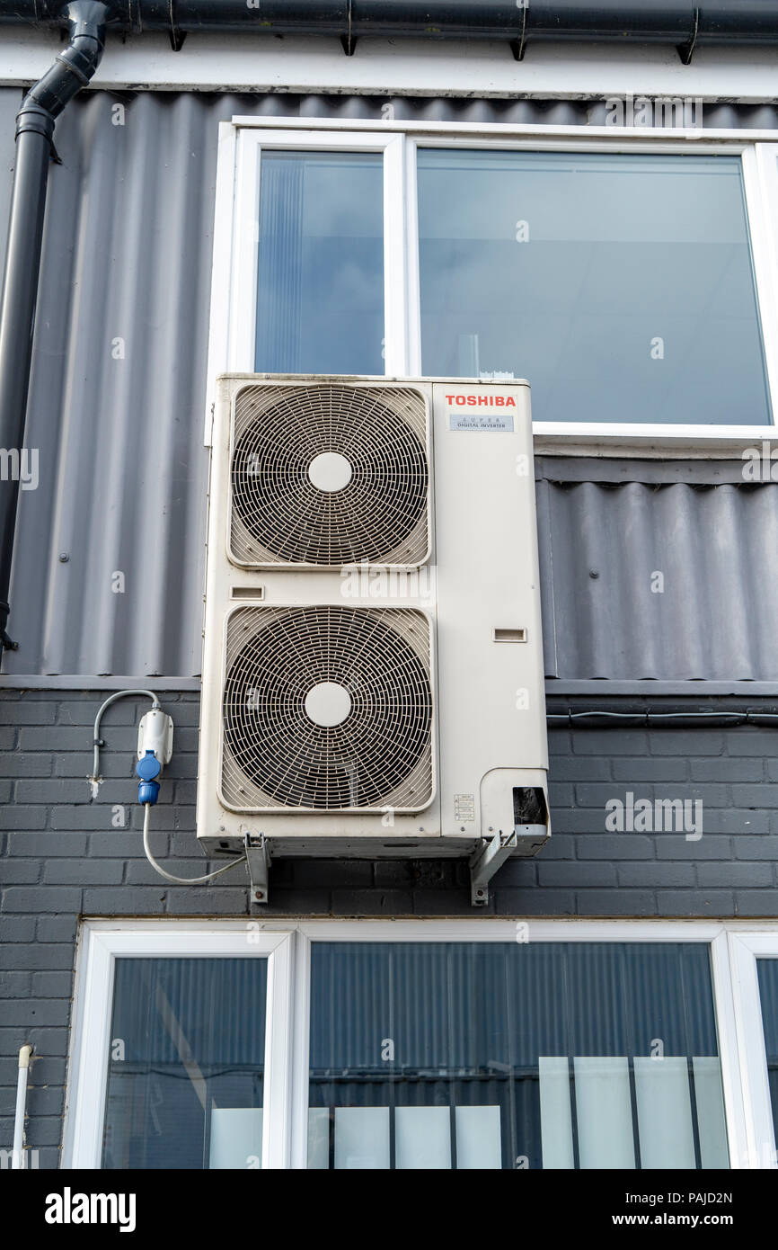 Air conditioning unit Stock Photo
