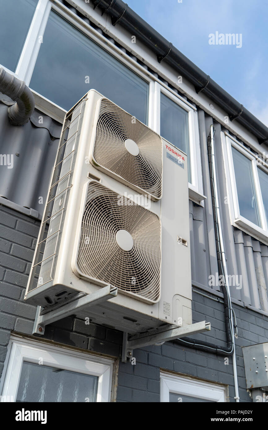 Air conditioning unit Stock Photo