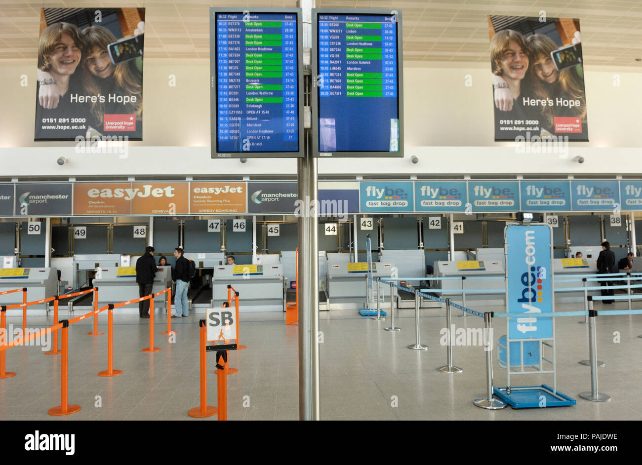 passengers checkingin at British Airways selfservice checkin kiosks managed by Aviance in