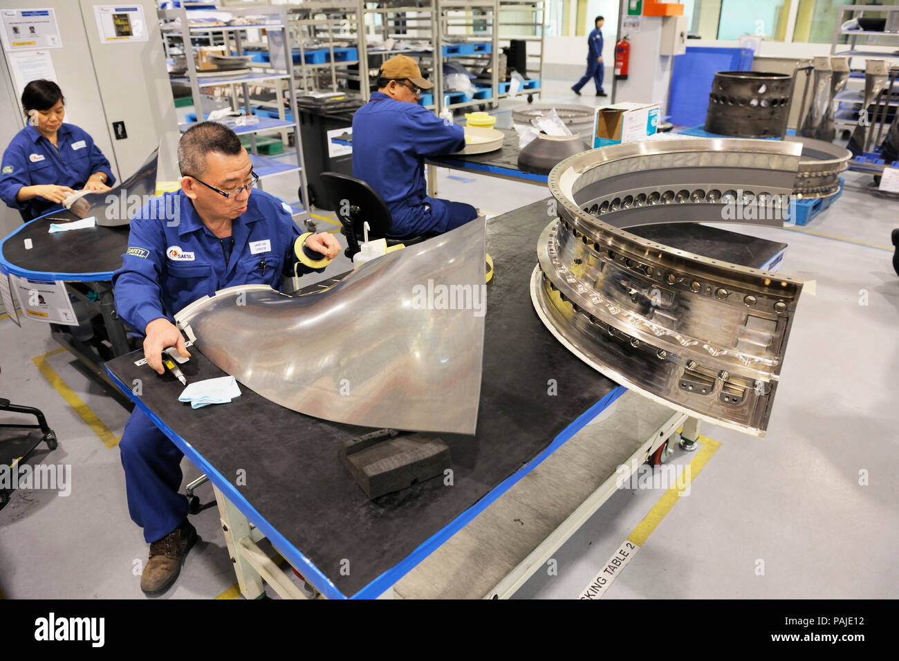 RollsRoyce Trent jet aeroengine maintenance and overhaul at SAESL