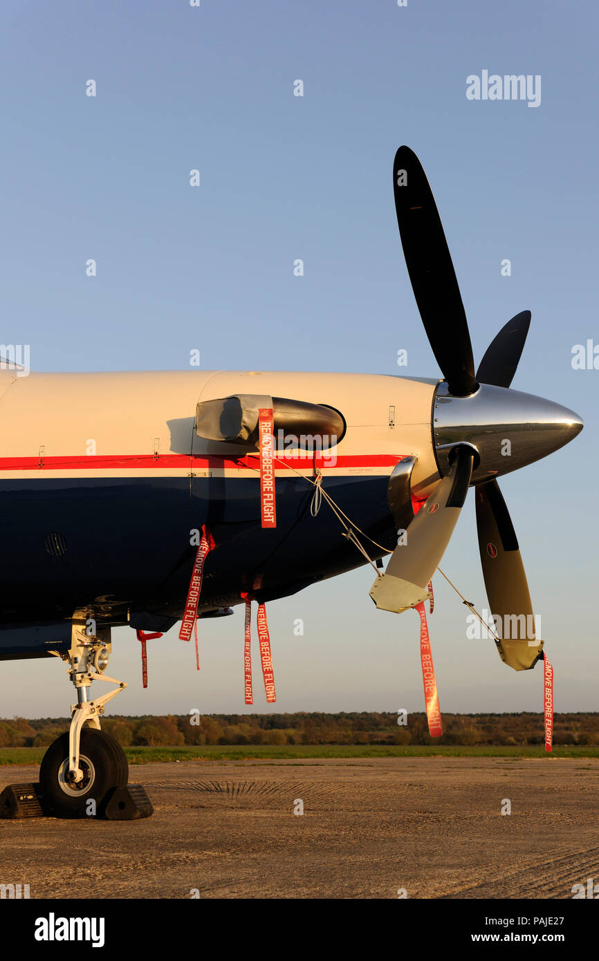 propellers and Pratt & Whitney Canada PT6A67B enginecowling of