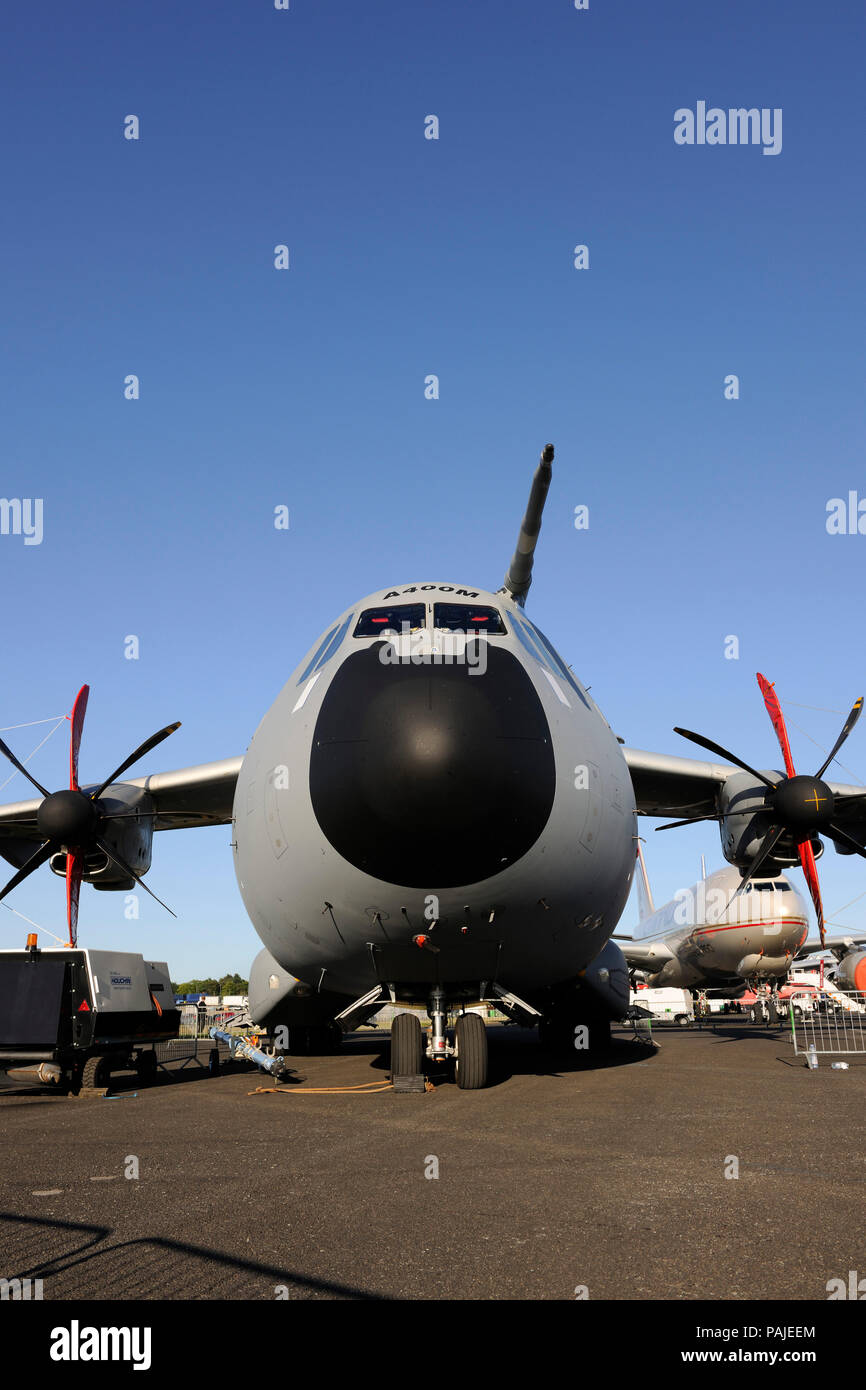 in the static-display at the Farnborough Airshow 2010 Stock Photo
