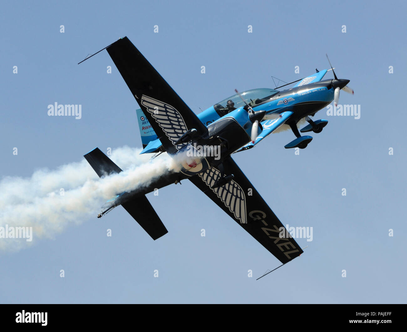 in the flying-display at the Farnborough Airshow 2010 Stock Photo