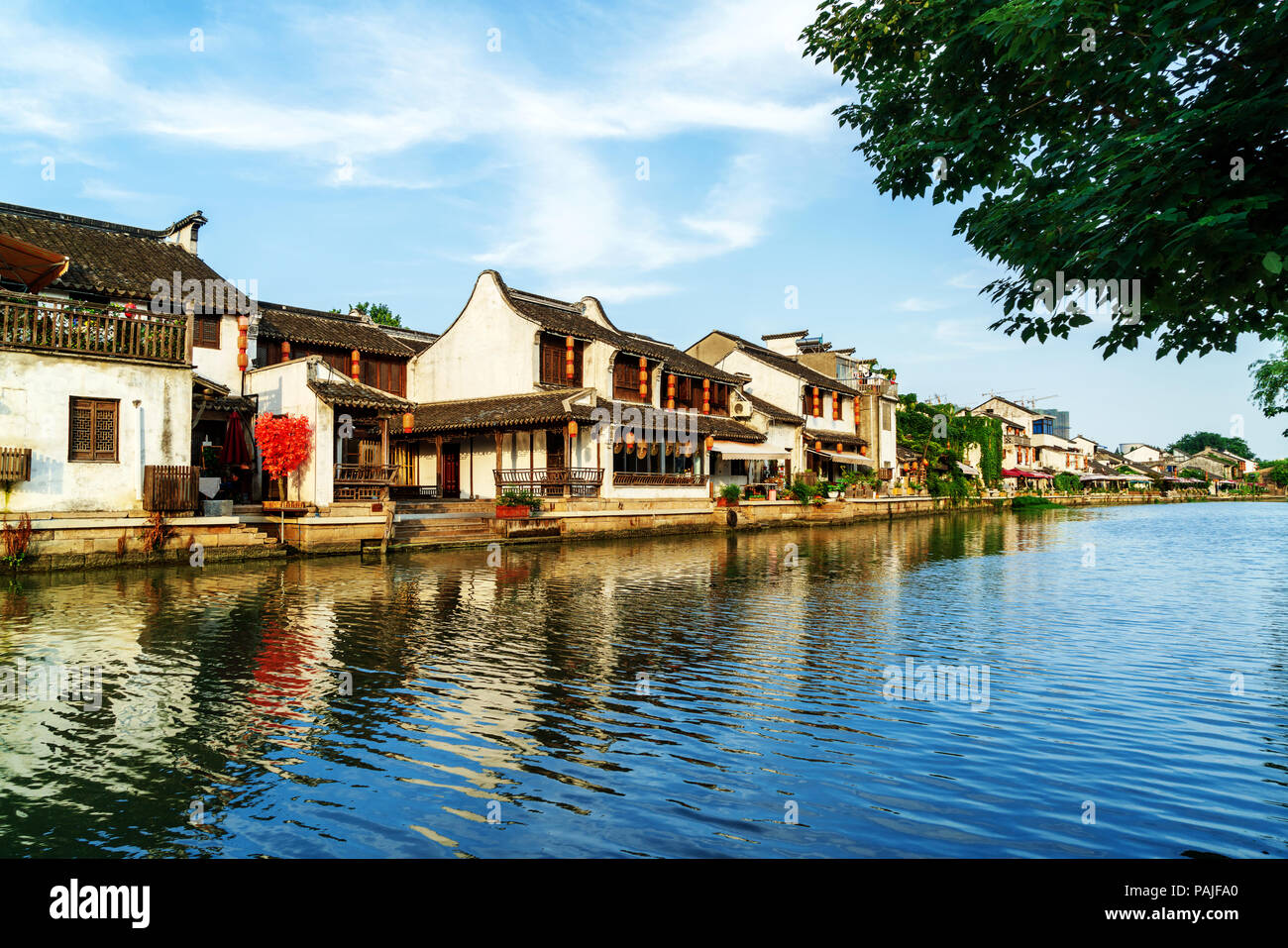 Wuxi, a famous water town in China Stock Photo