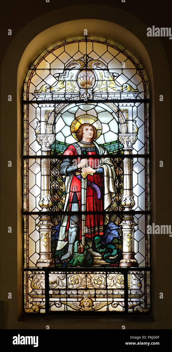 Saint stained glass window hires stock photography and images