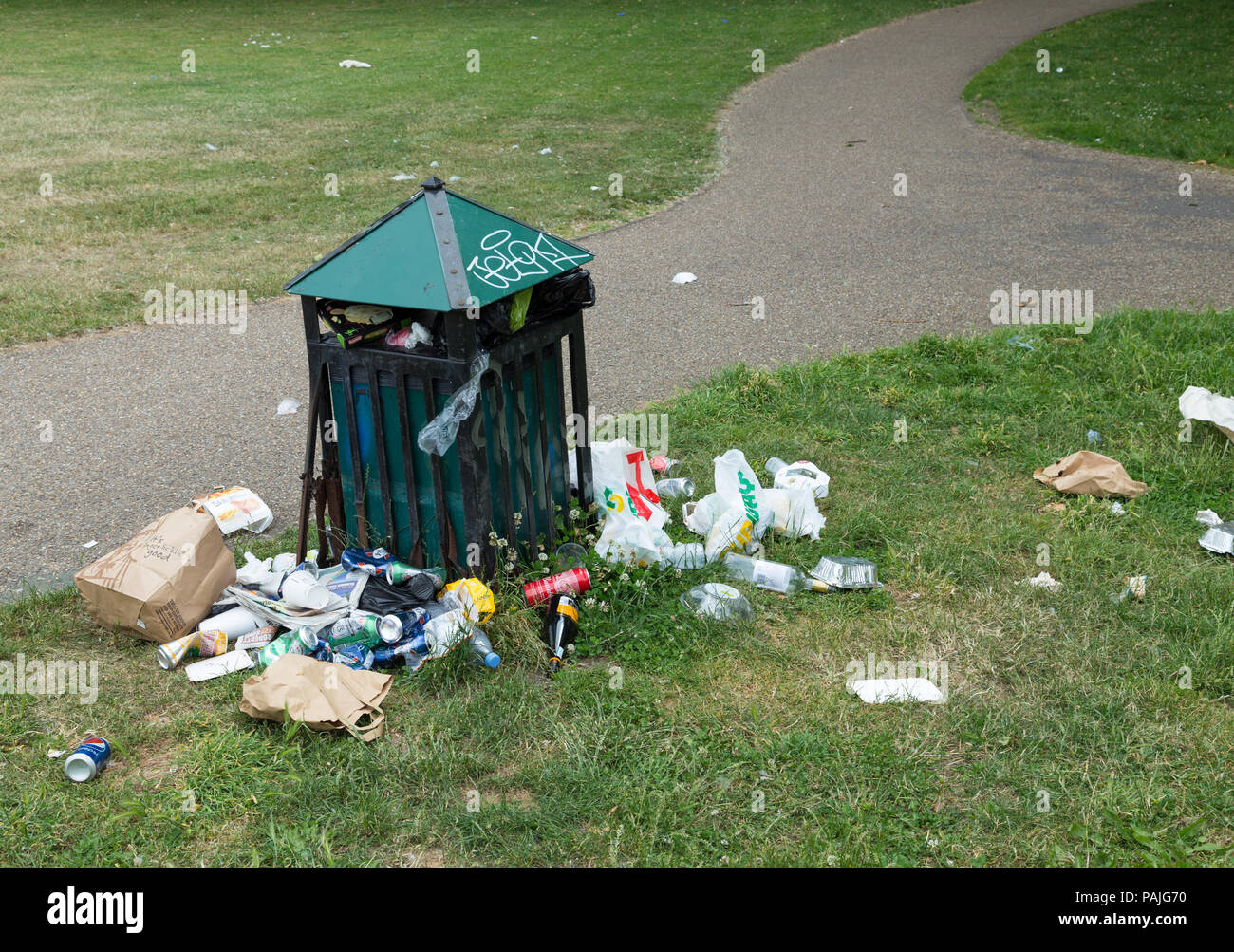 Park rubbish hires stock photography and images Alamy