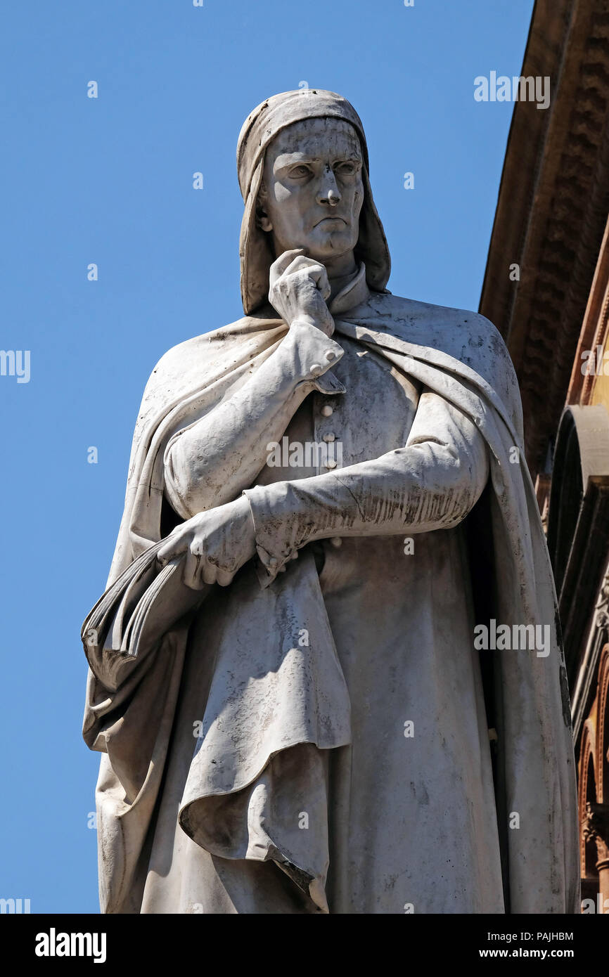 Dante alighieri statue hi-res stock photography and images - Alamy