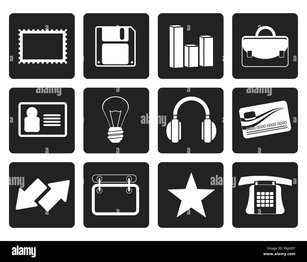 Id card icons Black and White Stock Photos & Images - Alamy