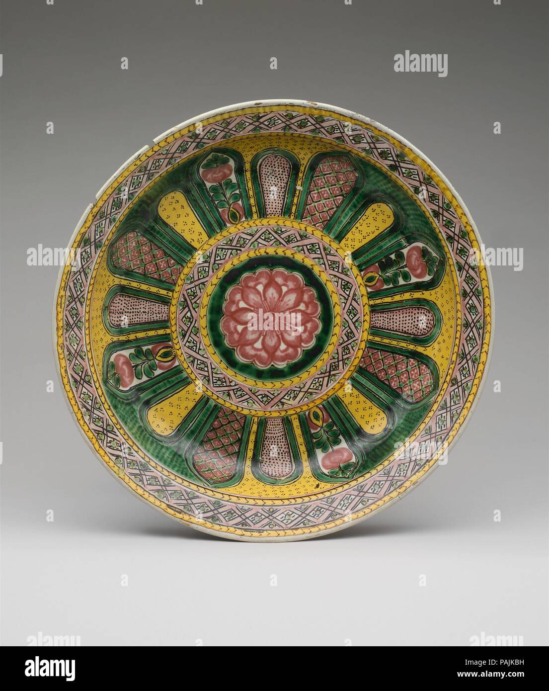 Plate. Culture Mexican. Dimensions Diam. 14 3/8 in. (36.5 cm). Date