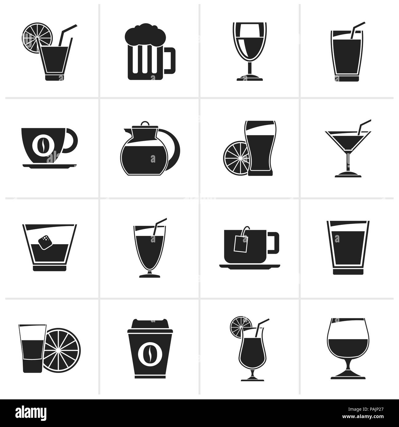 Soft drinks Black and White Stock Photos & Images Alamy