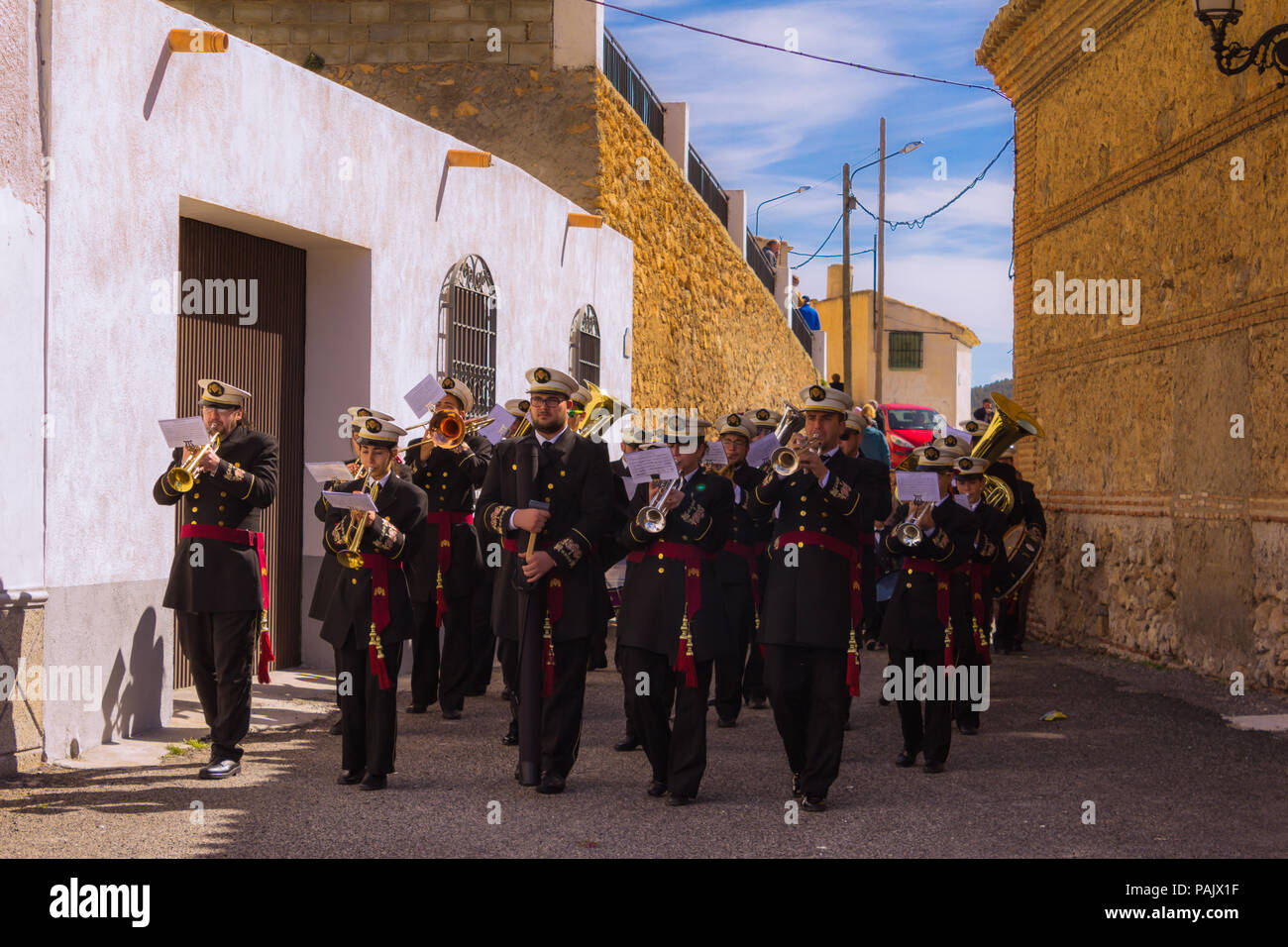 Marching band and parade and spain hires stock photography and images
