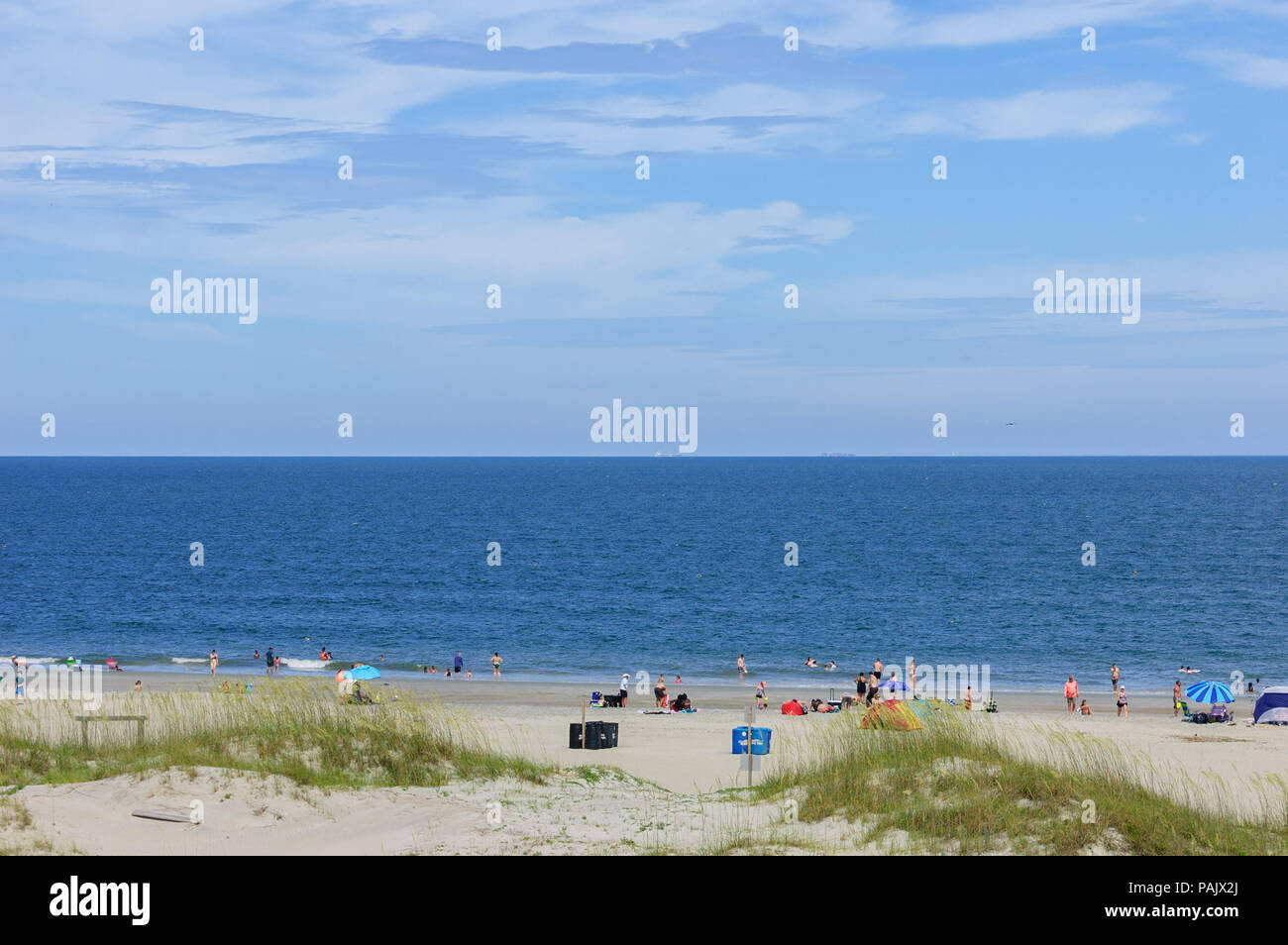 Tybee Island Beach Stock Photo Alamy