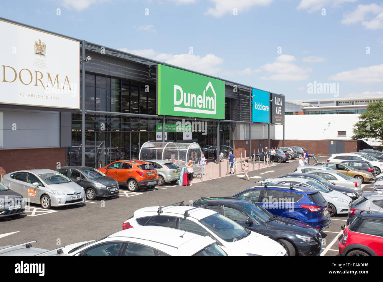 Dunelm store, Birchley Industrial Estate, Birchfield Lane, Oldbury B69 1DT Stock Photo Alamy