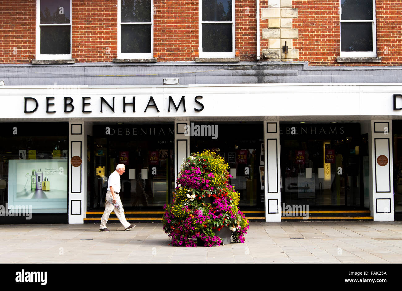 Debenhams department store, founded in 1778 by William Clark, who began  trading at 44 Wigmore Street, London Stock Photo - Alamy