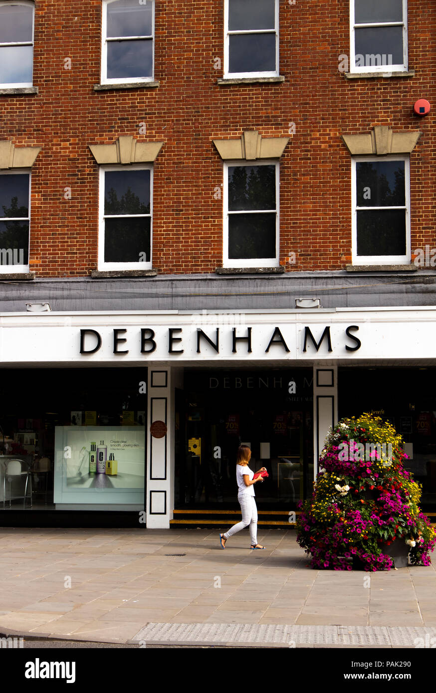 Debenhams department store, founded in 1778 by William Clark, who began  trading at 44 Wigmore Street, London Stock Photo - Alamy