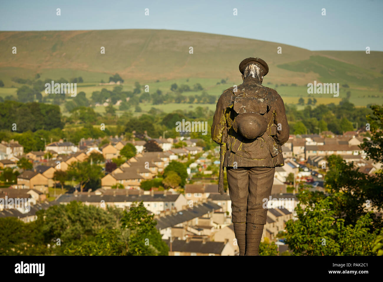 Clitheroe Borough of Ribble Valley Lancashire Clitheroe Castle The war
