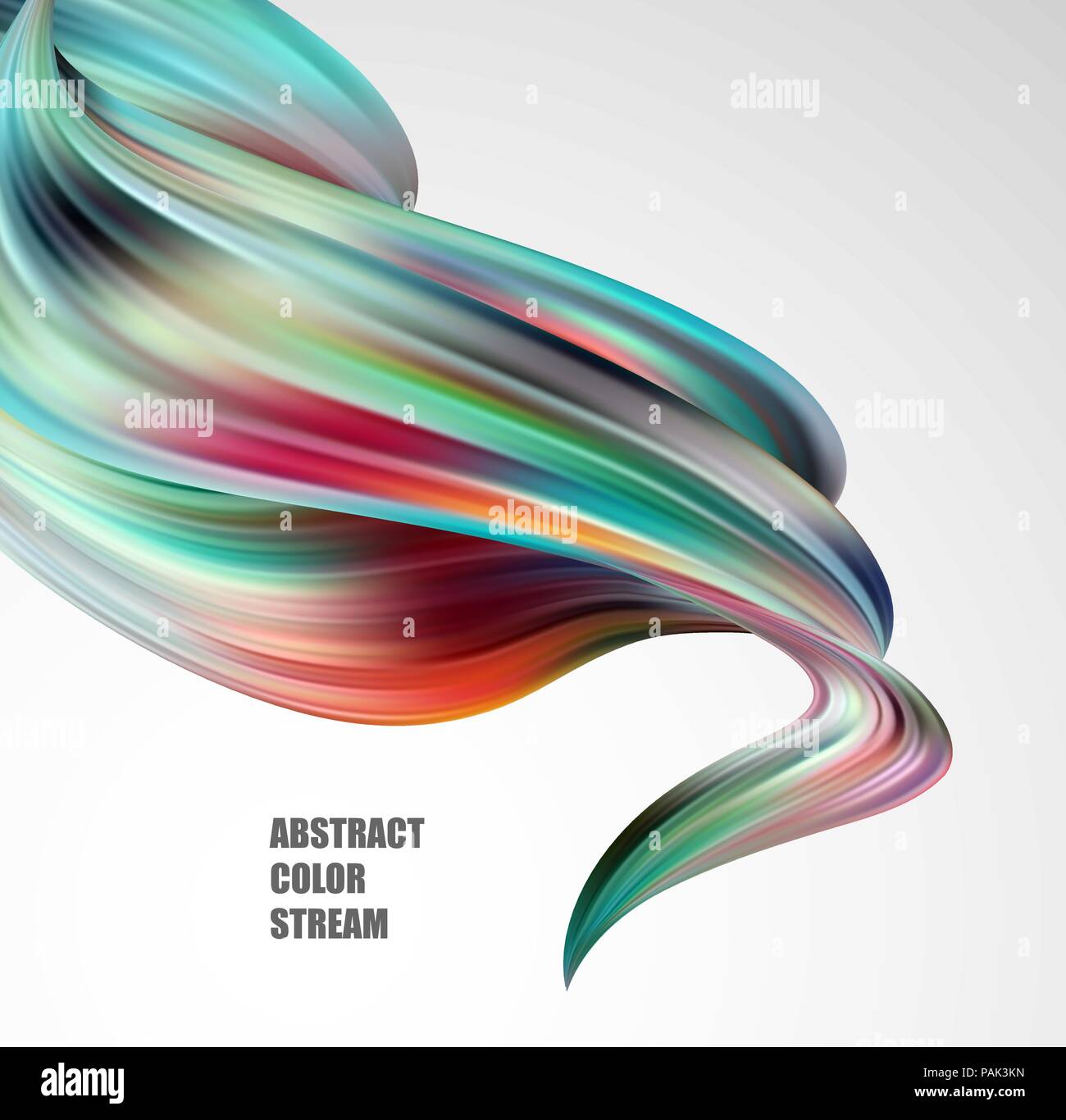Abstract colorful vector background, color flow liquid wave for design ...